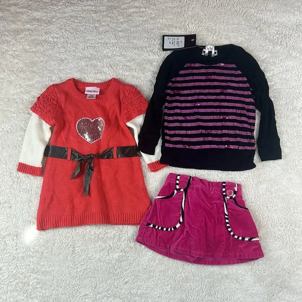 Girls 18m - 24m bundle 10 items Juicy, Ralph Lauren, Diesel, Little Lass - Picture 8 of 11
